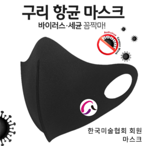 한국미술협회 회원만의 특별한 아이템 항균 구리마스크